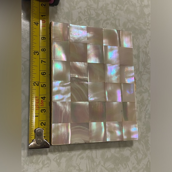 MAKE AN OFFER 🍒 Vintage Mother of Pearl Cigarette Case #9374 - Picture 4 of 11